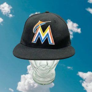 MLB Miami Marlins New Era Logo Baseball Cap 7 5/8